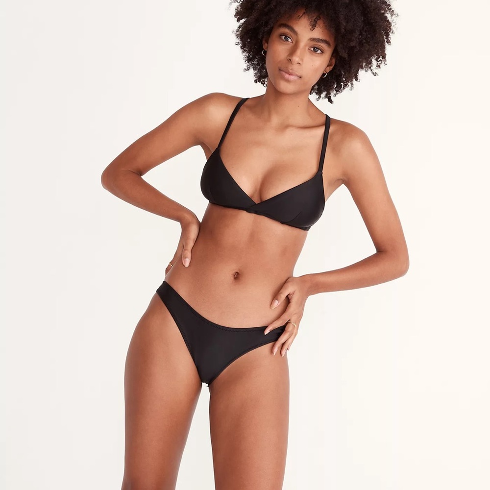 Madewell Second Wave Curved-Waist Bikini Bottom